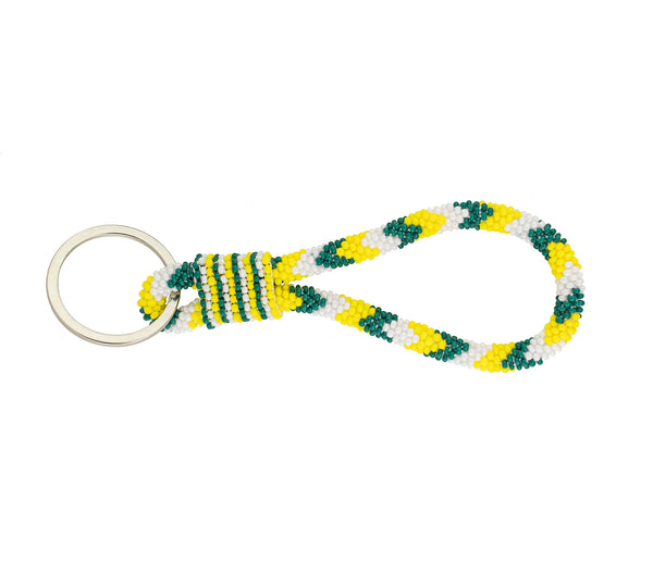 Game Day Roll-On® Keychain <br> - Yellow & Green