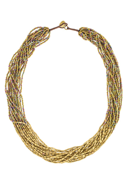 <br>Hema Necklace<br> Brass