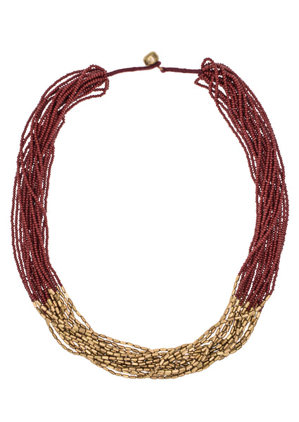 <br>Hema Necklace<br> Garnet
