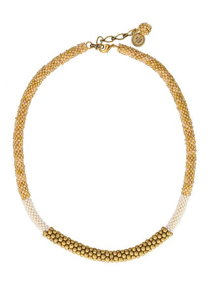 **NEW** <br>The Golden Division Necklace <br> Honey