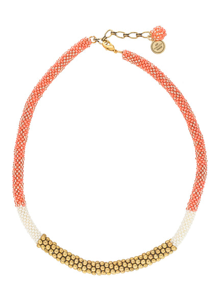 The Golden Division Necklace <br> Summer Capsule - Tangerine