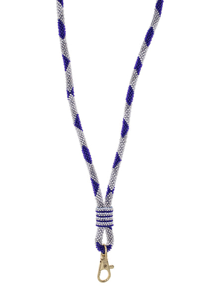 <br>The Roll-On® Lanyard- Game Day <br> Blue & White