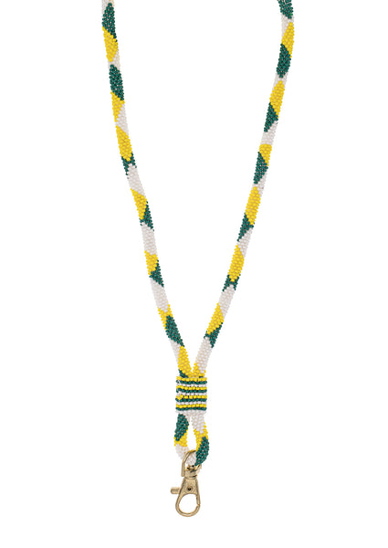 <br>The Roll-On® Lanyard- Game Day <br> Yellow & Green