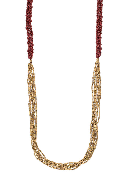 <br>Hema Herringbone<br> Garnet