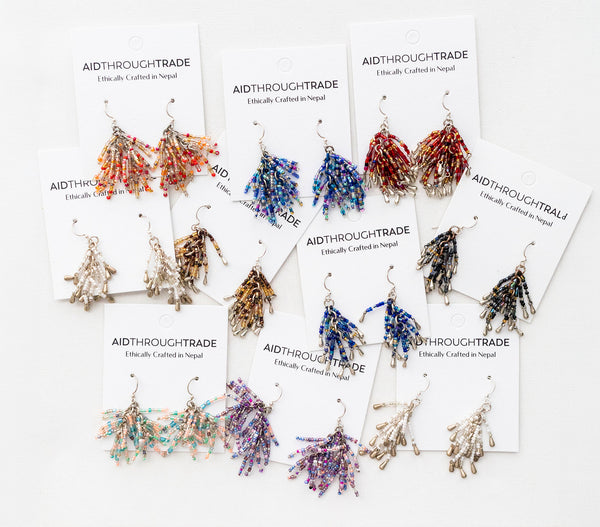 **NEW** <br> Raindrop Firework Earring <br> Mystery