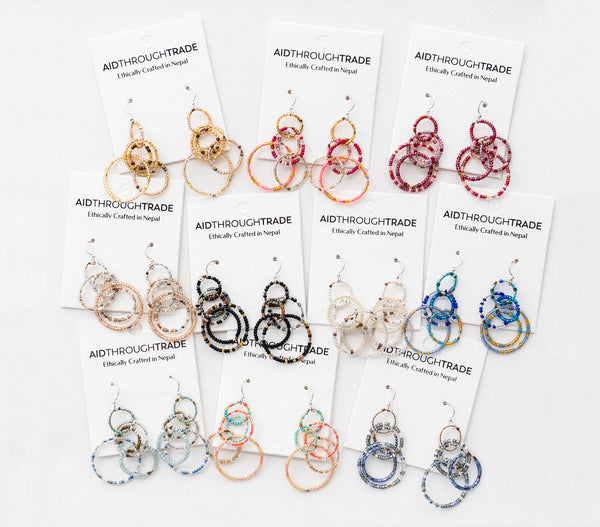 **NEW** <br> Interlocking Circle Earring <br> Mystery