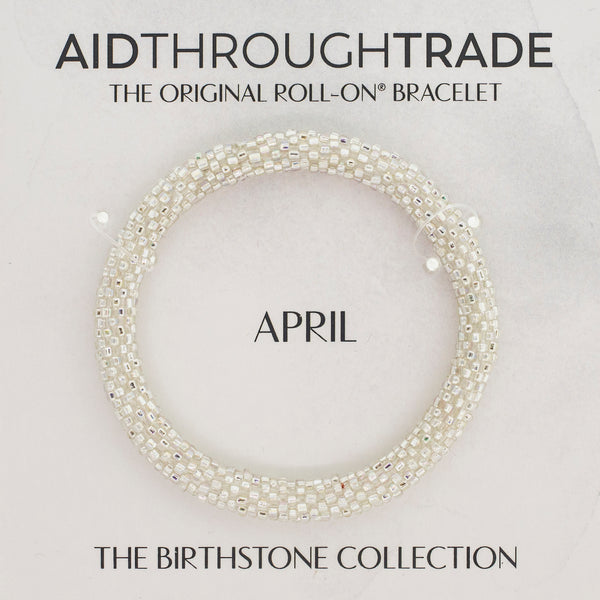 <br> Birthstone Roll-On® Bracelets <br> April
