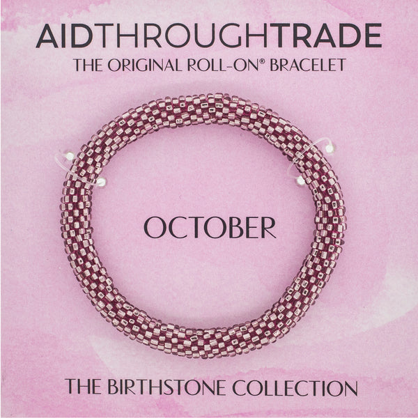 <br> Birthstone Roll-On® Bracelets <br> October