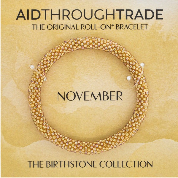<br> Birthstone Roll-On® Bracelets <br> November
