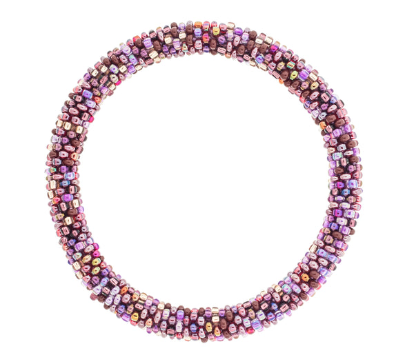 8 inch Roll-On® Bracelet <br> Bordeaux Speckled