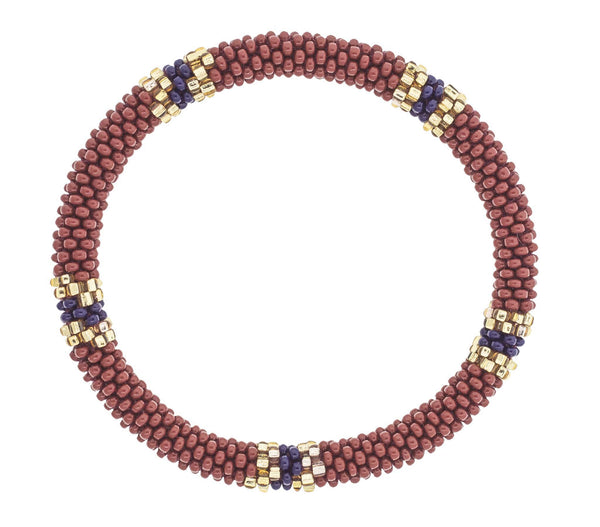 8&quot Roll-On® Bracelet <br> Burgundy
