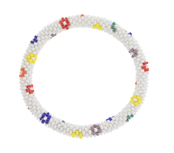 8 inch Roll-On® Bracelet <br> Flower Love