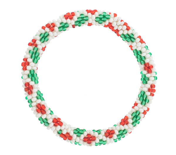 8 inch Roll-On® Bracelet <br> Mistletoe