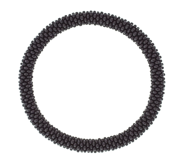 8&quot Roll-On® Bracelet <br> Noir