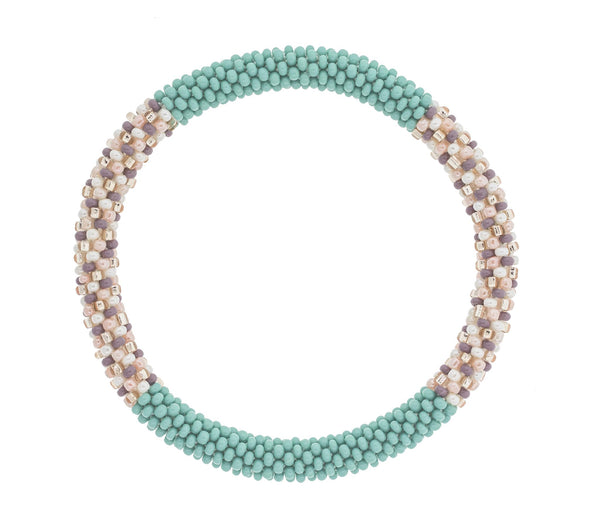 8&quot Roll-On® Bracelet <br> Turquoise and Caicos