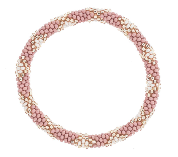 8 inch Roll-On® Bracelet <br> Pink Diamonds