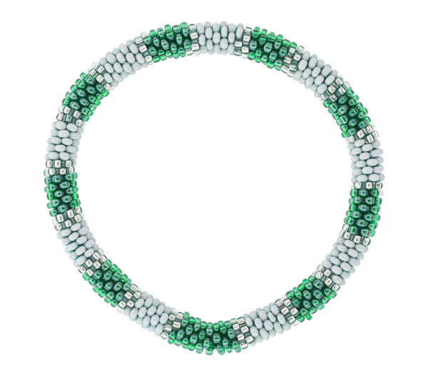 Game Day Roll-On® Bracelet <br> Green & White