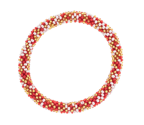 Game Day Roll-On® Bracelet <br> Red & Gold Speckled