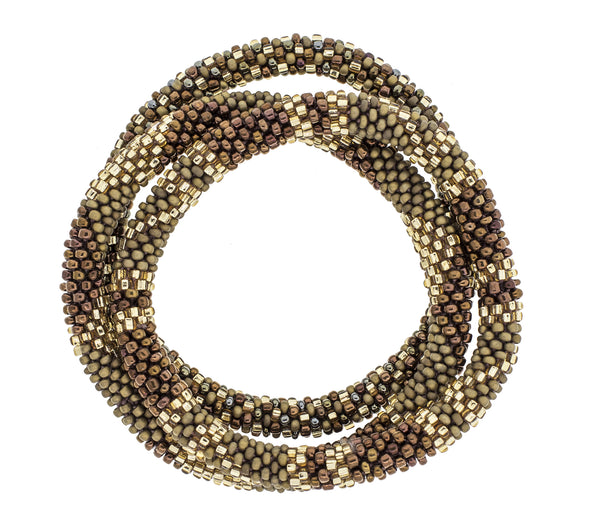 8&quot Roll-On® Bracelets <br> Brown Sugar
