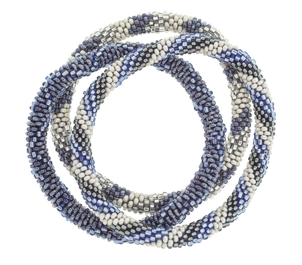 8 inch Roll-On® Bracelets <br> Denim