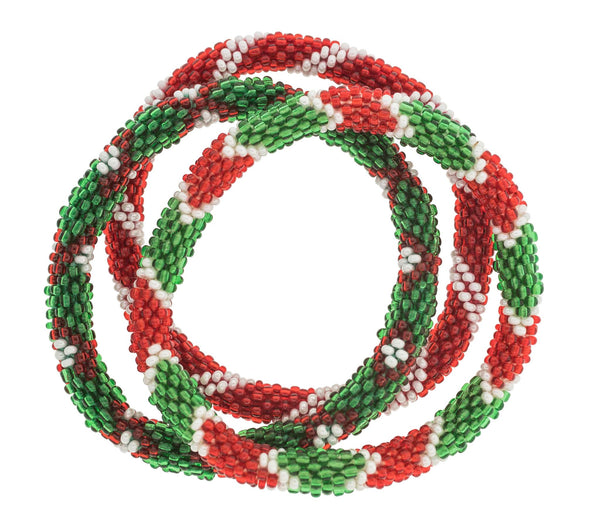 8&quot Roll-On® Bracelets <br> Mistletoe
