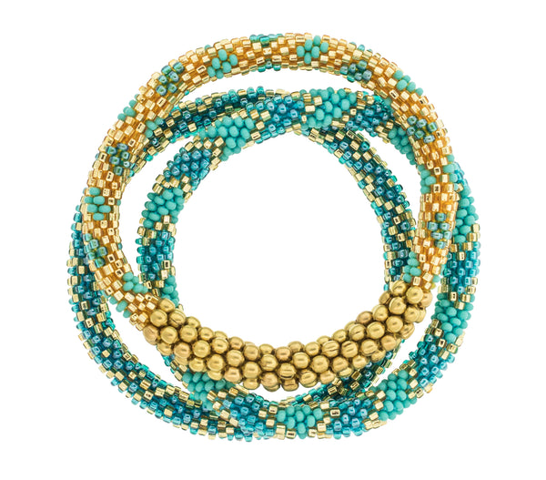 <br> Statement Roll-On® Bracelets <br> Aquamarine