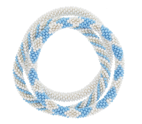 Game Day Roll-On® Bracelets <br> Carolina Blue