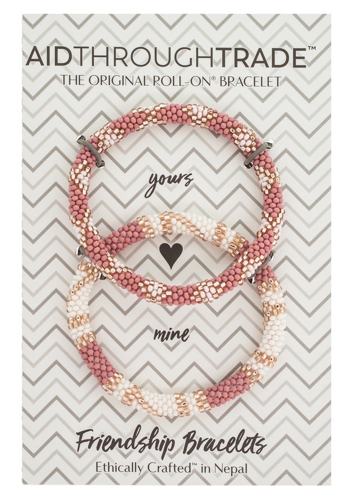 Rose gold friendship bracelet deals