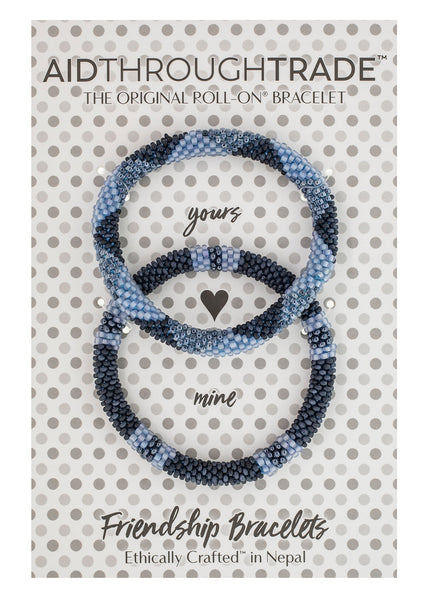 Roll-On® Friendship Bracelets <br> Midnight Blue
