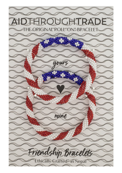Roll-On® Friendship Bracelets <br> Stars & Stripes