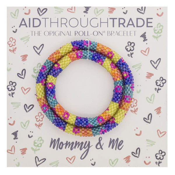 <br> Mommy & Me Roll-On® Bracelets <br> Finger Paint