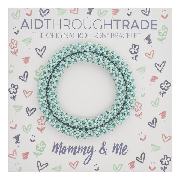 Mommy & Me Roll-On® Bracelets <br> Mint Chip
