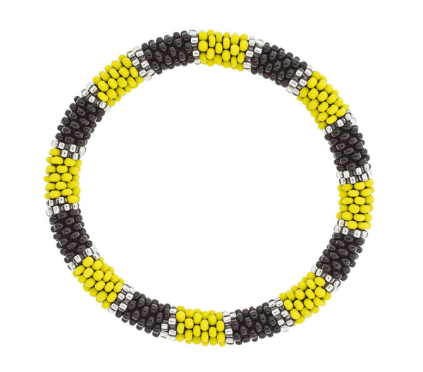Game Day Roll-On® Bracelet <br> Black & Yellow