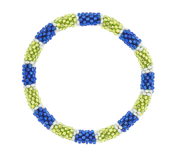 Game Day Roll-On® Bracelet <br> Blue & Green