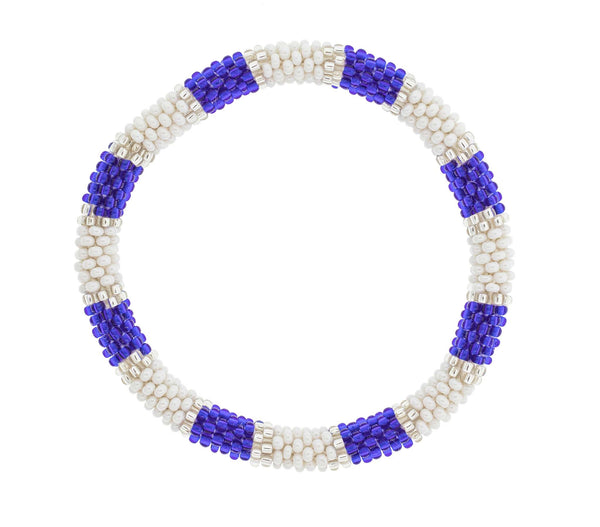 Game Day Roll-On® Bracelet <br> Blue & White