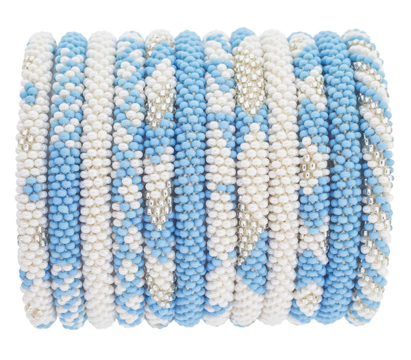 Game Day Roll-On® Bracelets <br> Carolina Blue