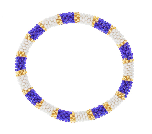 Game Day Roll-On® Bracelet <br> Gold & Navy