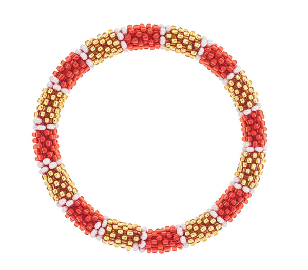 Game Day Roll-On® Bracelet <br> Red & Gold
