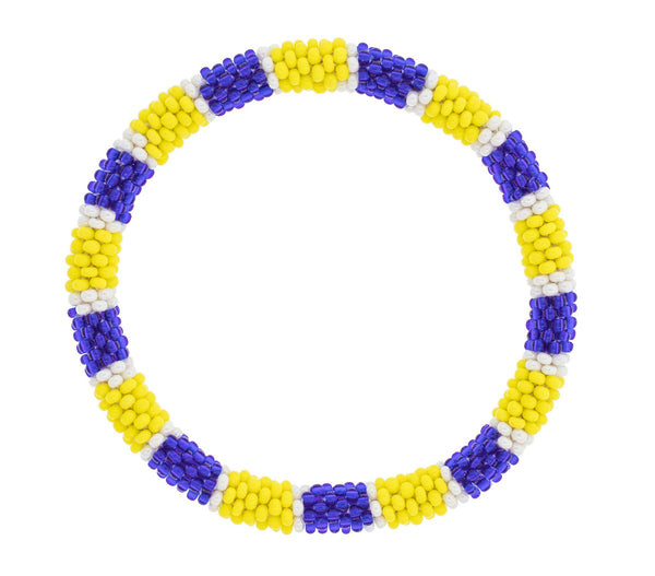 Game Day Roll-On® Bracelet <br> Yellow & Navy