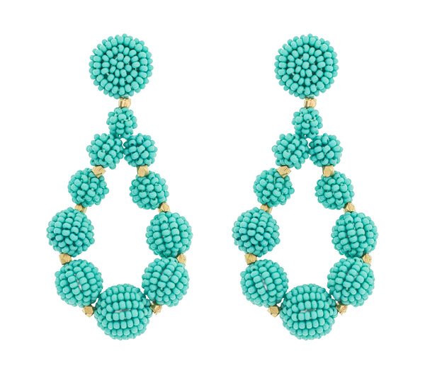<br>The Chelsea Teardrop <br> Aquamarine