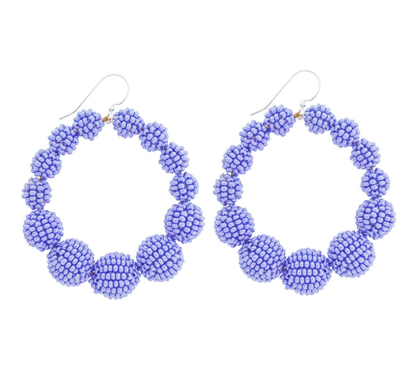 <br>The Olivia Hoop <br> Periwinkle
