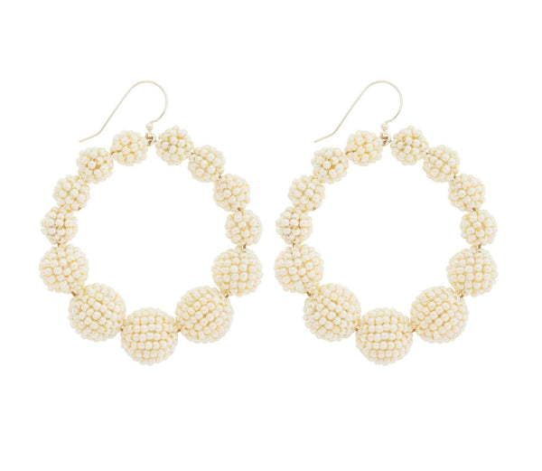 <br>The Olivia Hoop <br> Cream