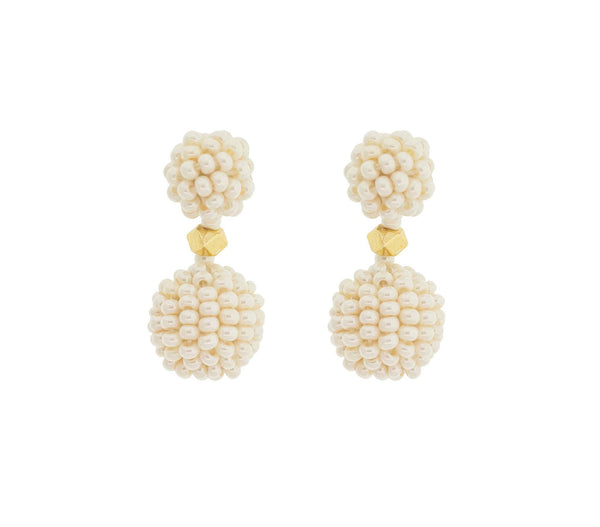 <br>The Waldorf Earring<br> Cream