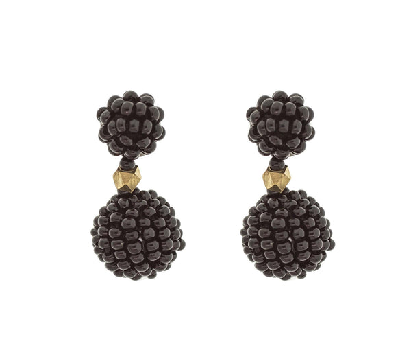 <br>The Waldorf Earring<br> Black