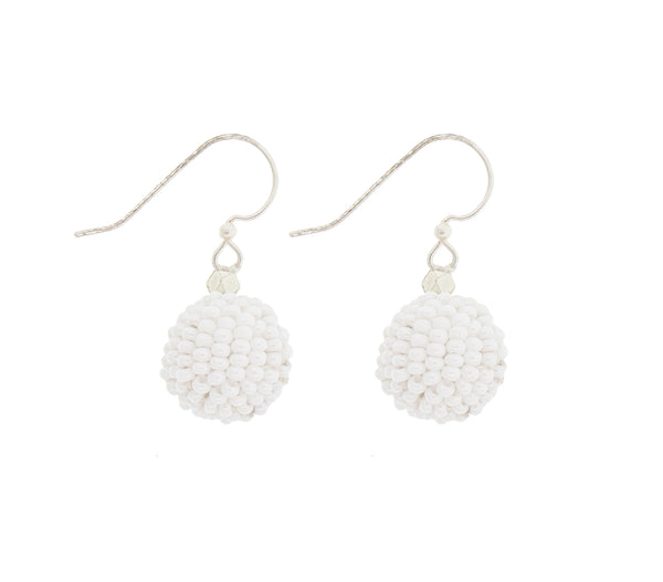 <br>The Bauble Earring <br> White