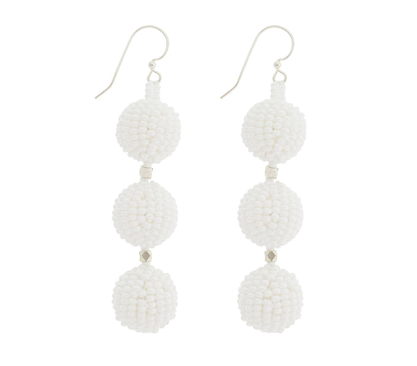 <br>The Charlie Earring <br> White