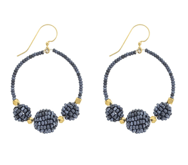 <br>The Uptown Girl Hoops <br> Midnight Blue