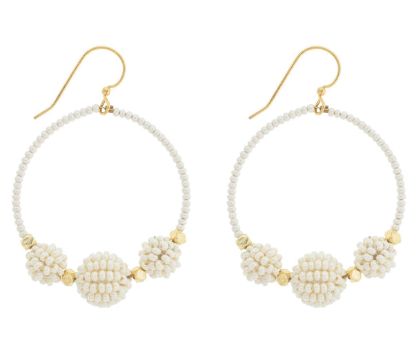 <br> The Uptown Girl Hoops <br> Cream
