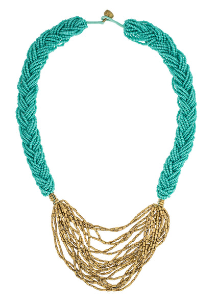 <br>The Braided Hema<br> Aquamarine
