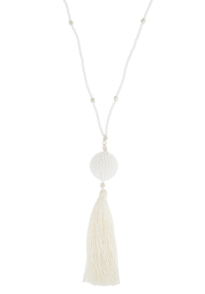 <br>The Wanderer Tassel <br> White